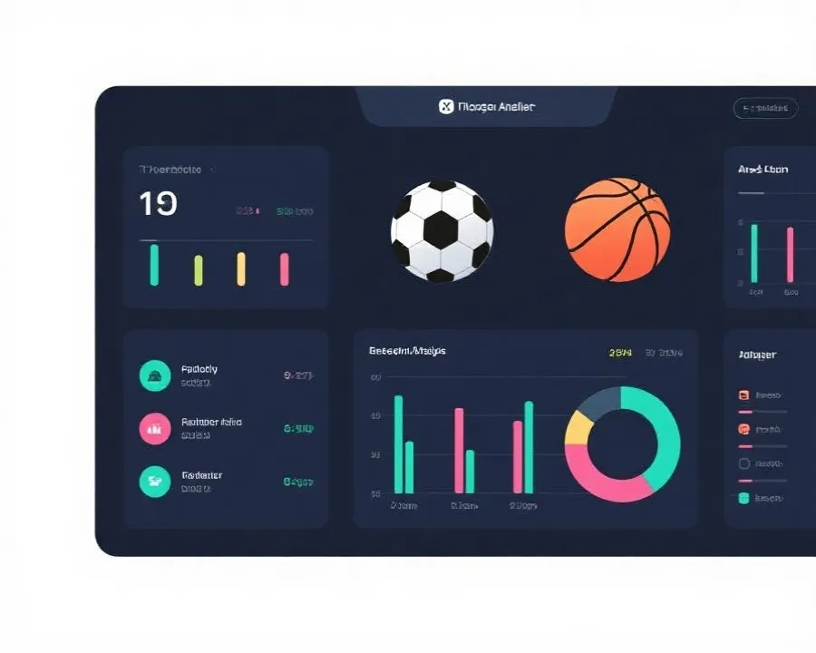 虚拟体育玩法与数据分析示意图